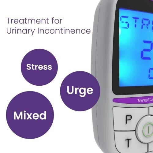 Tenscare K-ITS-GO iTouch Sure Apparecchio per Pavimento Pelvico 4 Programmi Preimpostati con Sonda Vaginale e Go Gel 100ml colore Bianco