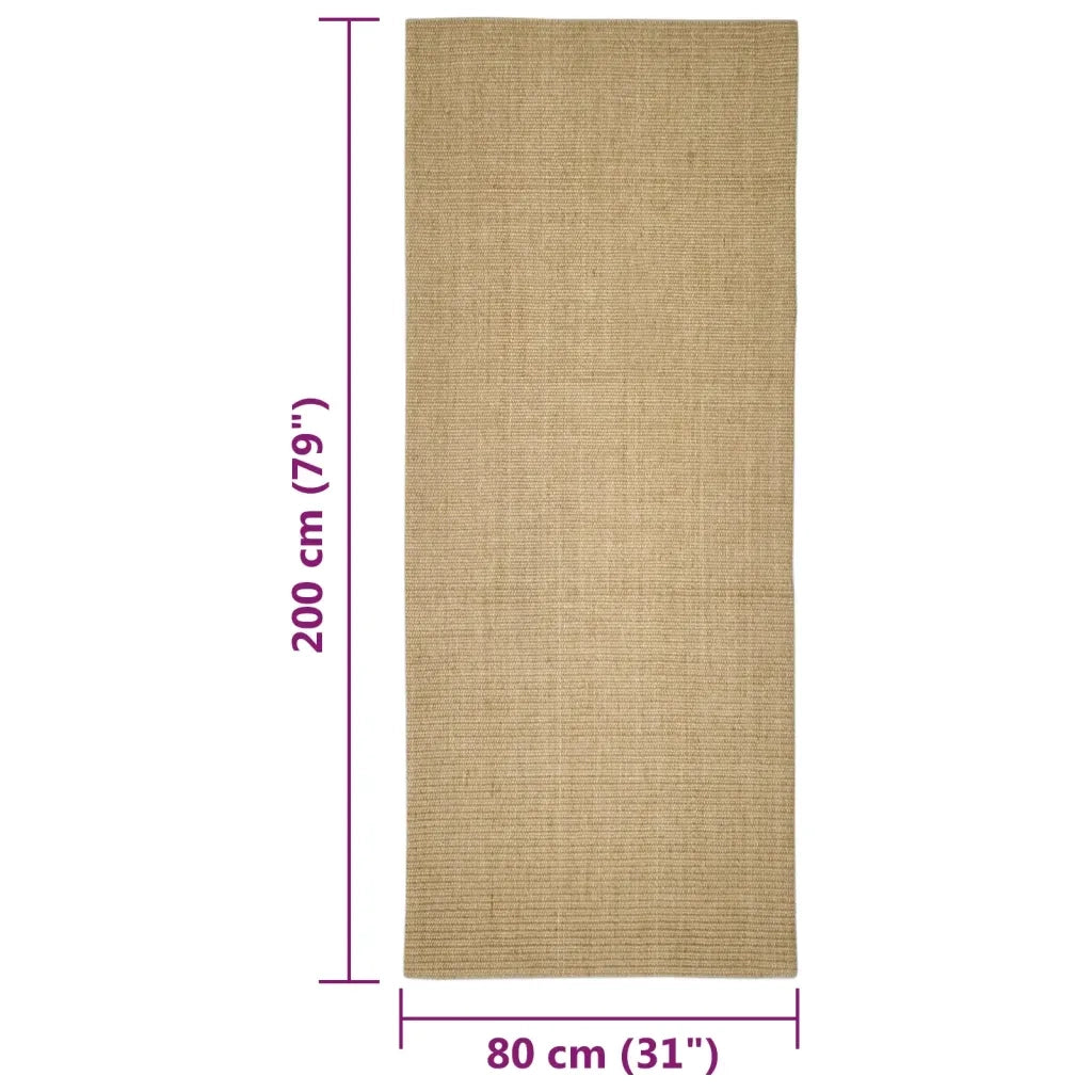 Tappeto in Sisal per Tiragraffi 80x200 cm CFW6987425
