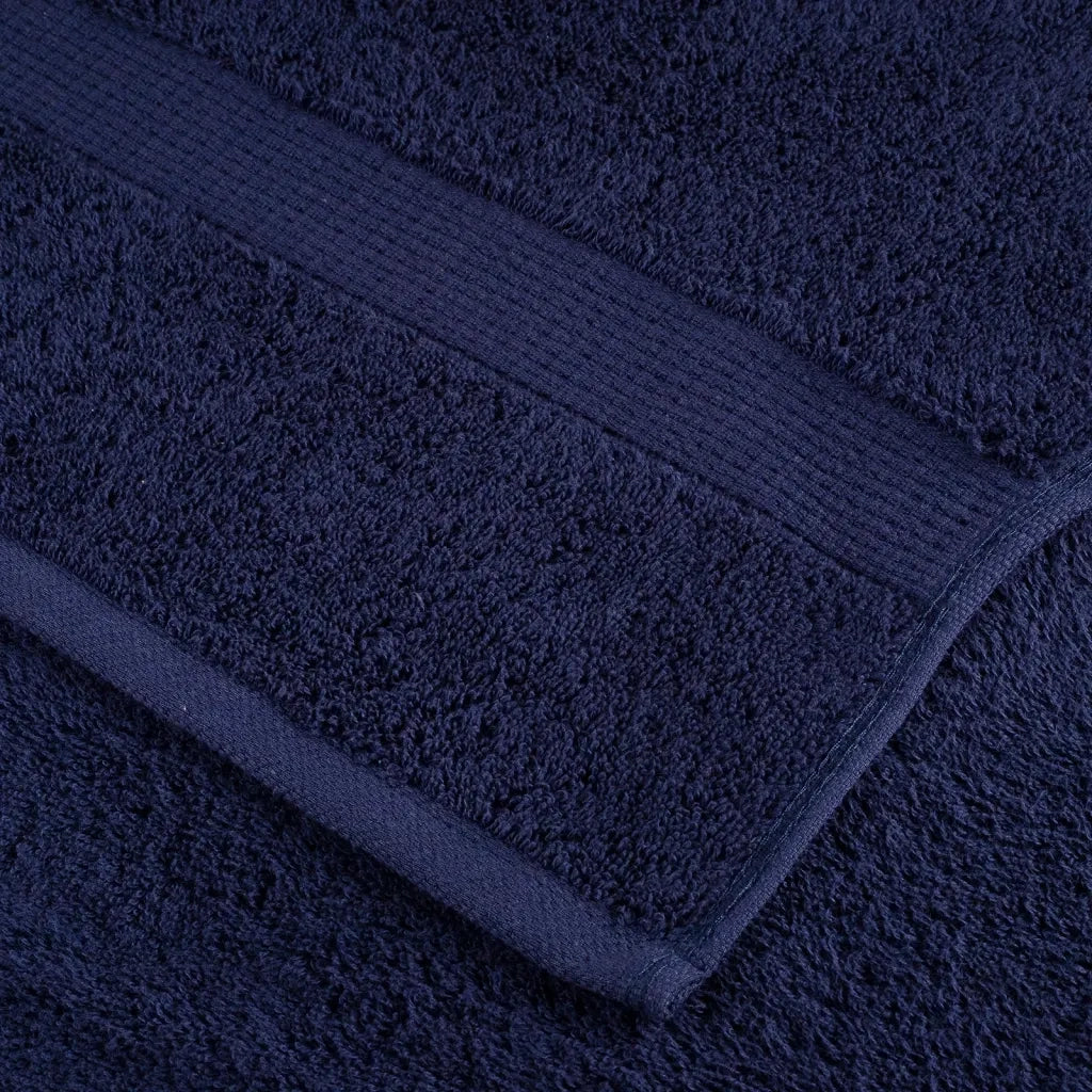 Asciugamani per ospiti Premium SOLUND 4 pz | Teli per bagno Blu navy 30x50 cm 600 g/m2