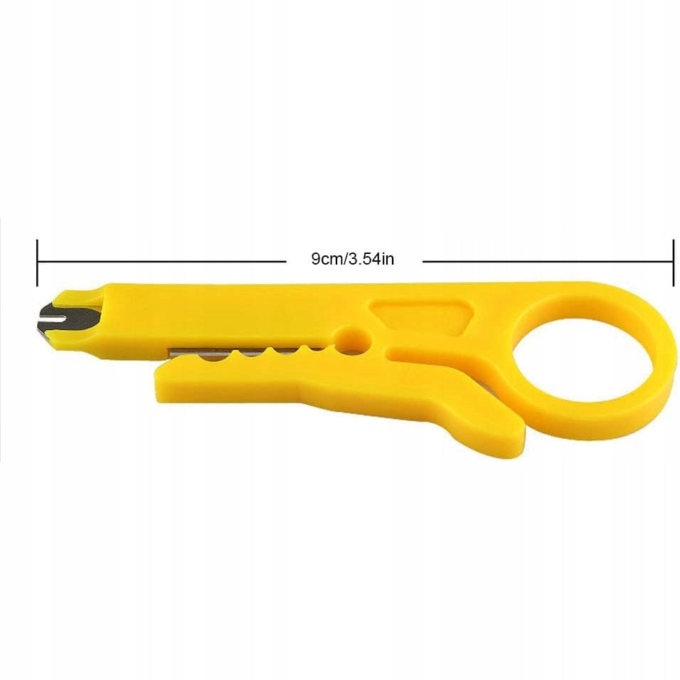 Strumento di Spellatura Cavi UTP/STP – Rimozione Isolamento Efficace | Diametro 5–6,2mm | Lame in Metallo per Crimpatura