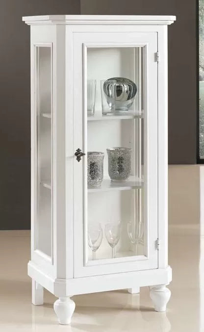 Vetrina 1 anta in legno grezzo l.60 p.40 h.131 (1102) - Mobili 2G