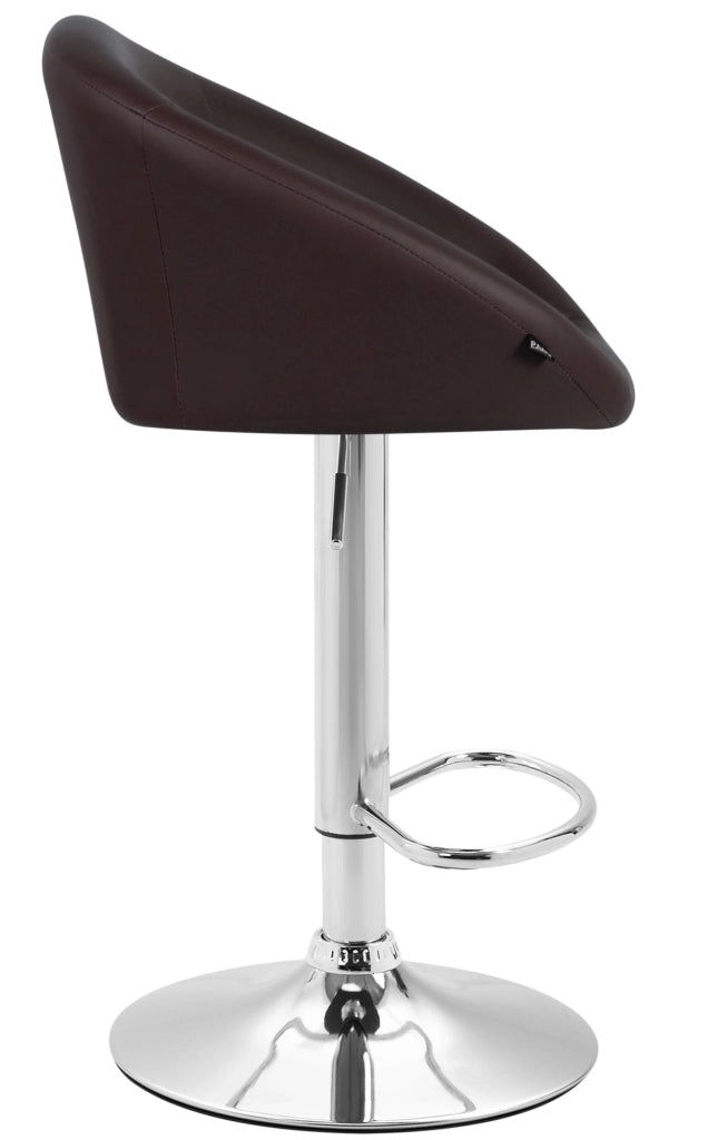Sgabello Miami Similpelle marrone