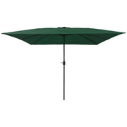Ombrellone Quadrato da Giardino  295x245 cm Verde