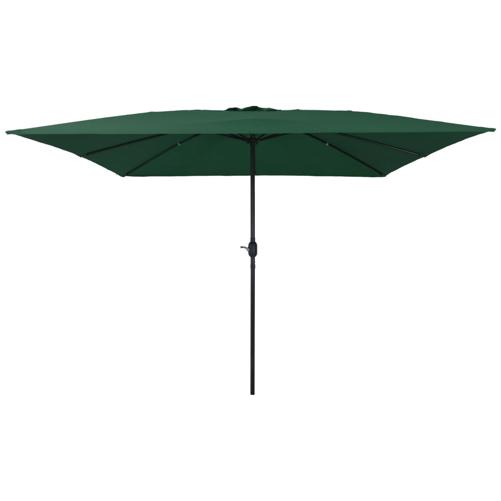 Ombrellone Quadrato da Giardino  295x245 cm Verde