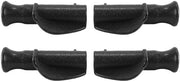 Manubri per Rollator Antiscivolo - Manubri Sostitutivi - Progettazione Ergonomica - PVC Resistente - 2 Paia - Nero 125 mm