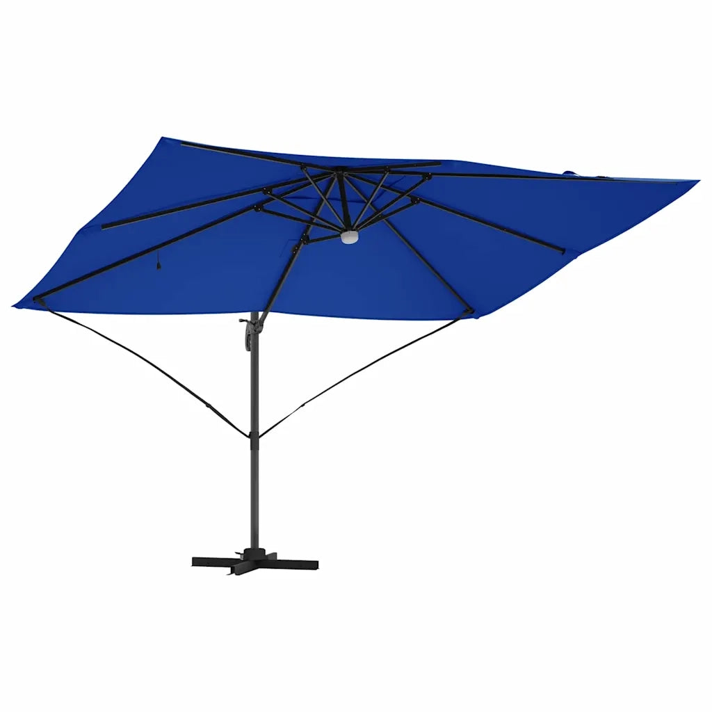 Ombrellone Azzurro 351 x 250 x 253 cm Poliestere e Alluminio 42003364