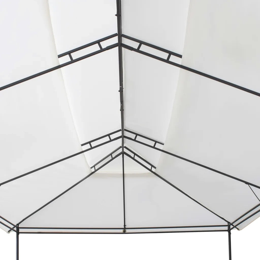 Gazebo 600x298x270 cm Bianco 180g/m² 310072
