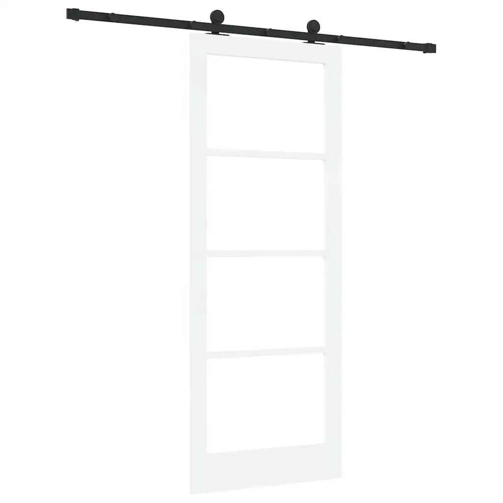 Porta scorrevole ORKDAL Bianco e Nero 83 x 211 cm 3332028