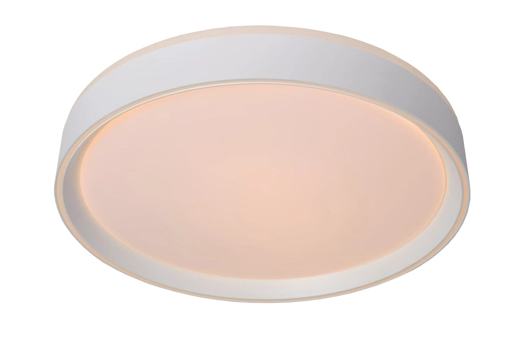 Plafoniera LED 40cm 24W bianca rotonda Lucide Nuria