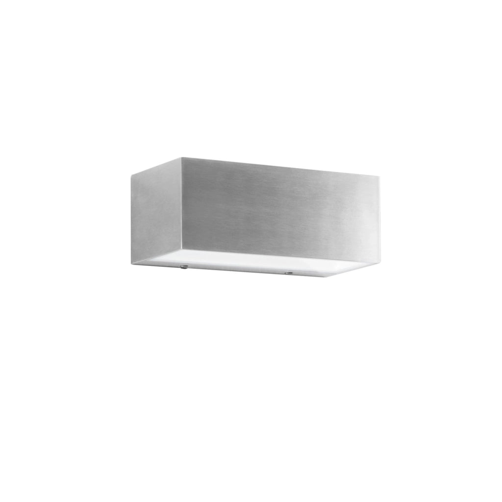 APPLIQUE BIEMISSIONE LED TWIN NIKEL 18W 2150LM CCT 3000K / 4000K IP54 22X8,5X10,3CM