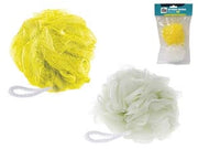 SPUGNA BAGNO BOLLE- - colore bianco e giallo - 6 pezzi XTRA