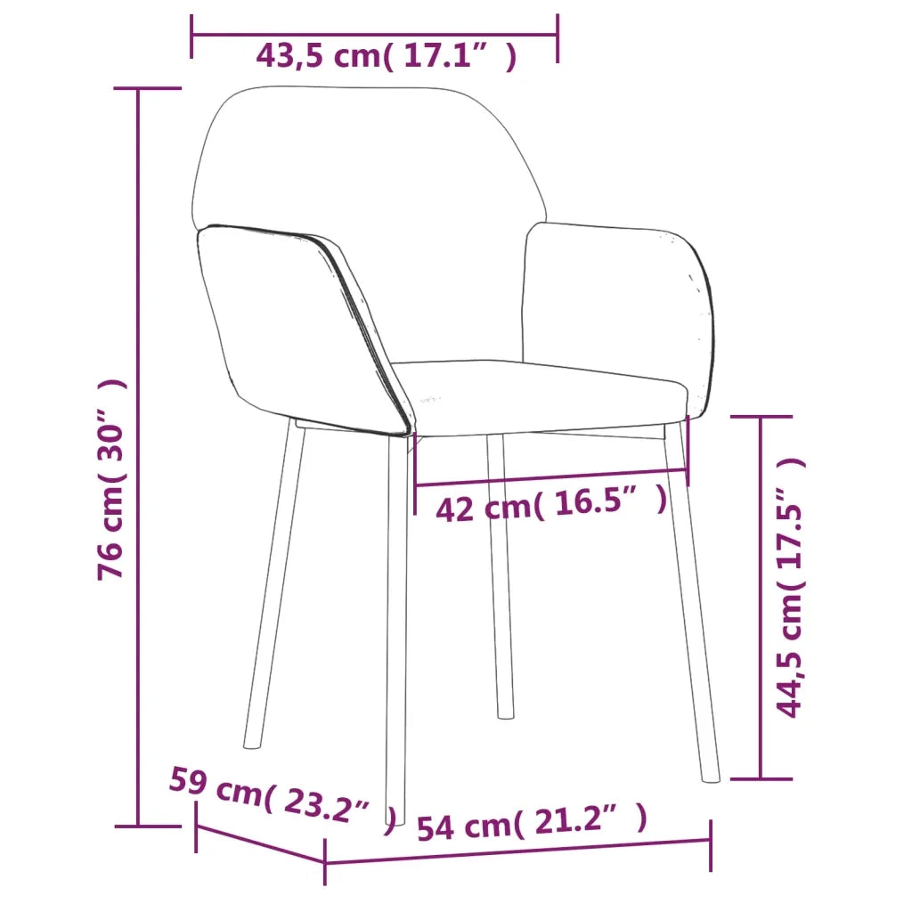 Sedie da Pranzo 2 pz Grigio Scuro in Tessuto e Similpelle cod mxl 29643