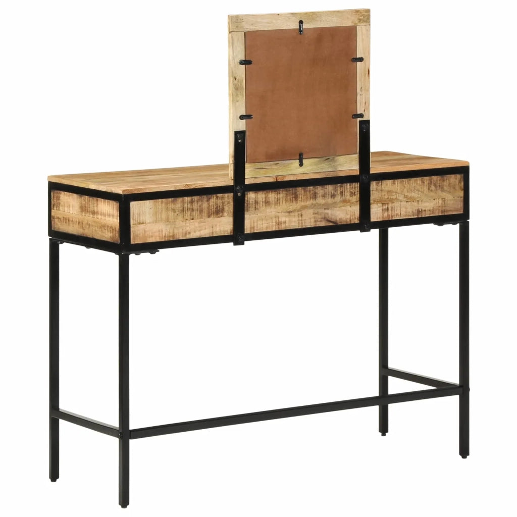 Tavolo da Trucco con cassetto Marrone 100 x 40 x 120 cm 374093