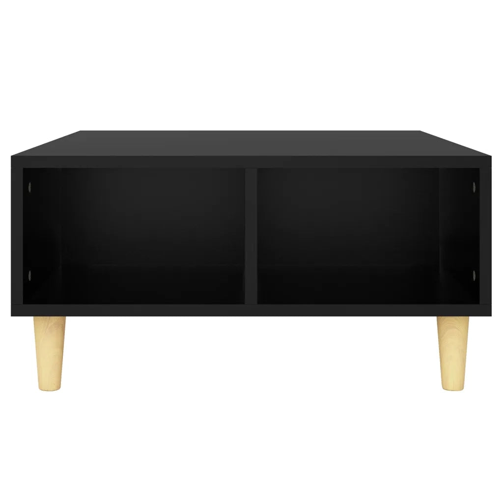 Tavolino da Salotto Nero 60x60x30 cm in Legno Multistrato 805978
