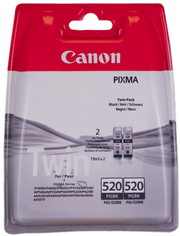 Canon Cartuccia d'inchiostro nero PGI-520BK (confezione doppia)