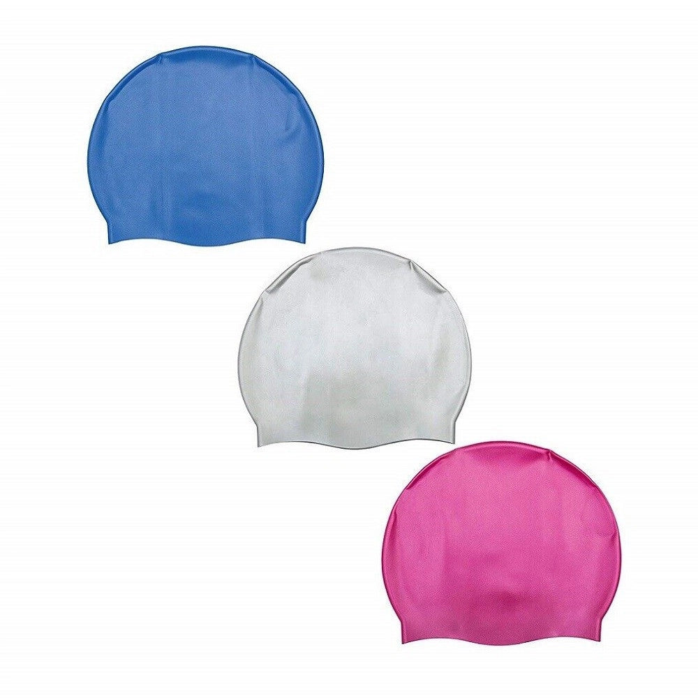 Trade Shop - Cuffia Hydro Swim Silicone Mare Piscina Nuoto 14+ Anni 3 Colori Assortiti 26006 -