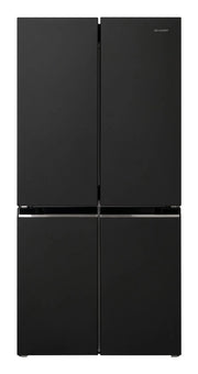 Sharp sj-nfa15imxbe frigorifero side-by-side libera installazione 488 l e nero