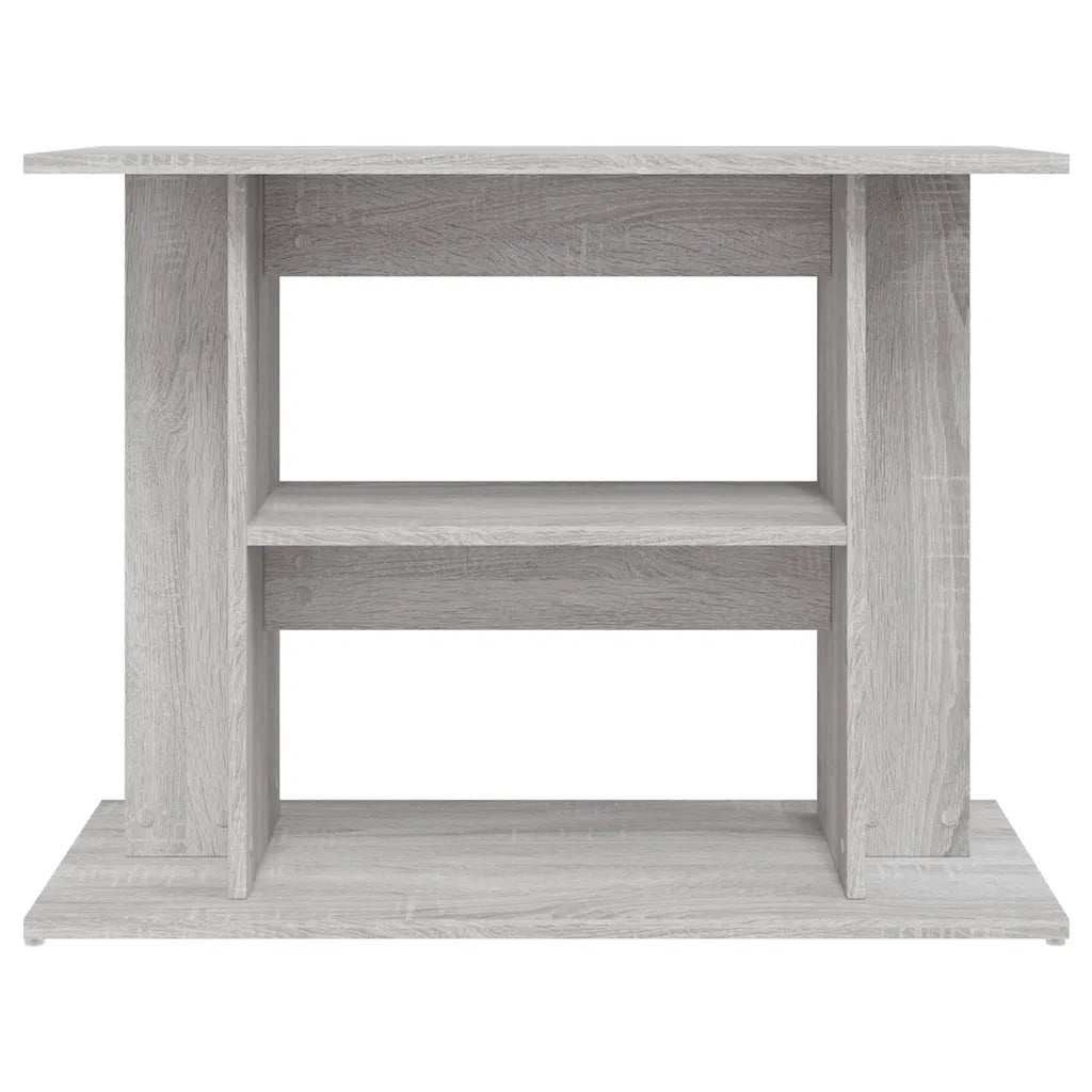 Supporto per acquario Grigio Sonoma 80x35x60 cm in legno ingegnerizzato 833581