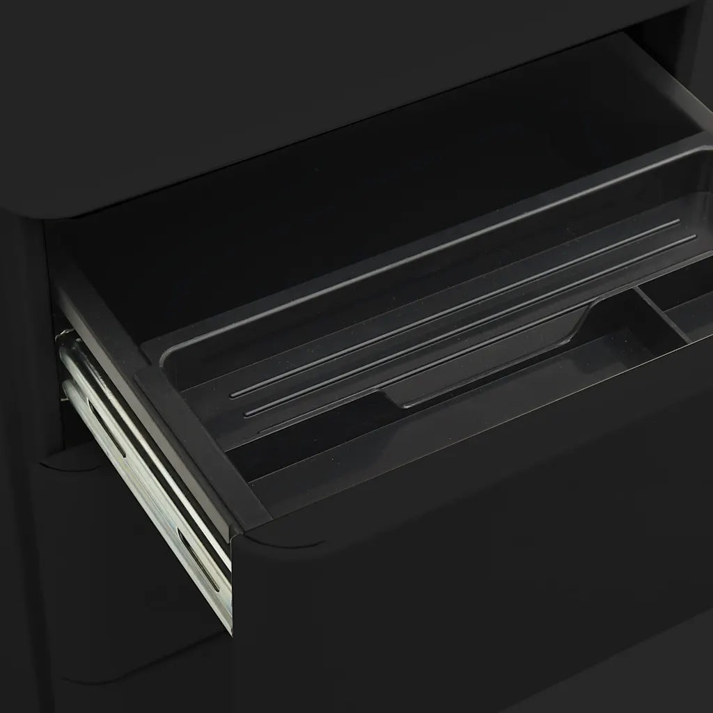 Schedario Mobile Nero 30x45x59 cm in Acciaio CFW8012855