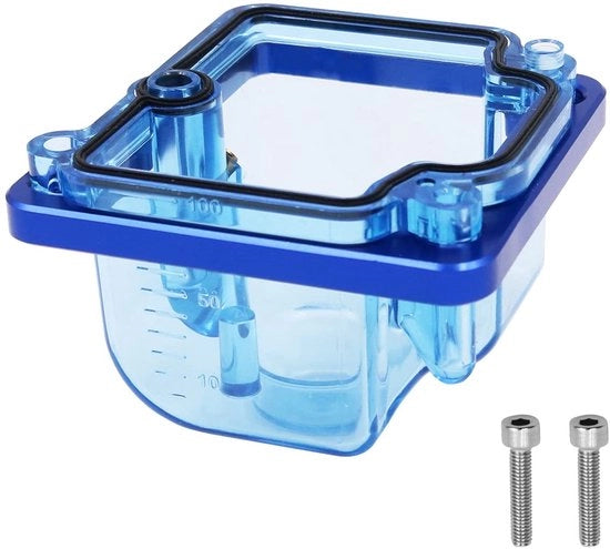 Carburatore trasparente con base - Accessorio per motocicletta - Materiale in plastica durato - Resistente alla corrosione - Lunga durata - Carburatore per motocicletta