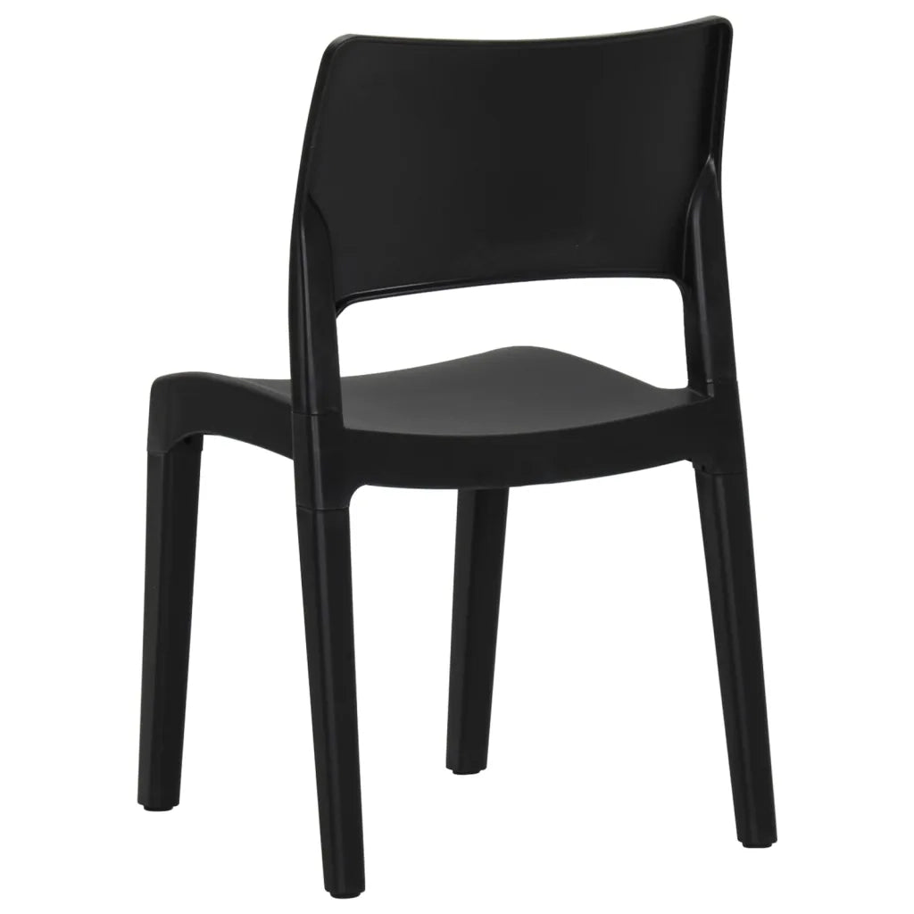 Sedie da Giardino 2 pz in Polipropilene Antracite 317725