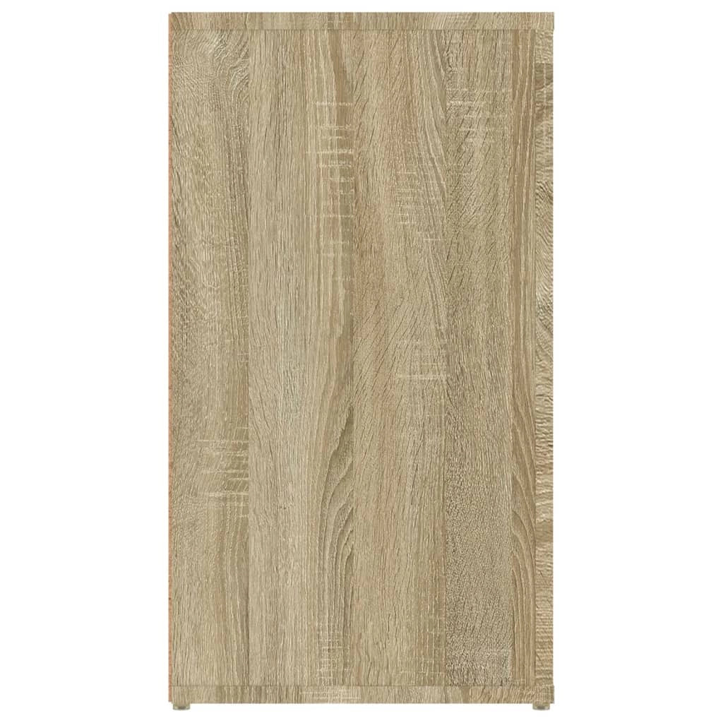 Buffet credenza cassettiera armadio mobile contenitore organizer cucina soggiorno rovere Sonoma 100 x 33 x 59,5 cm legno ingegnerizzato marrone 02_0031455