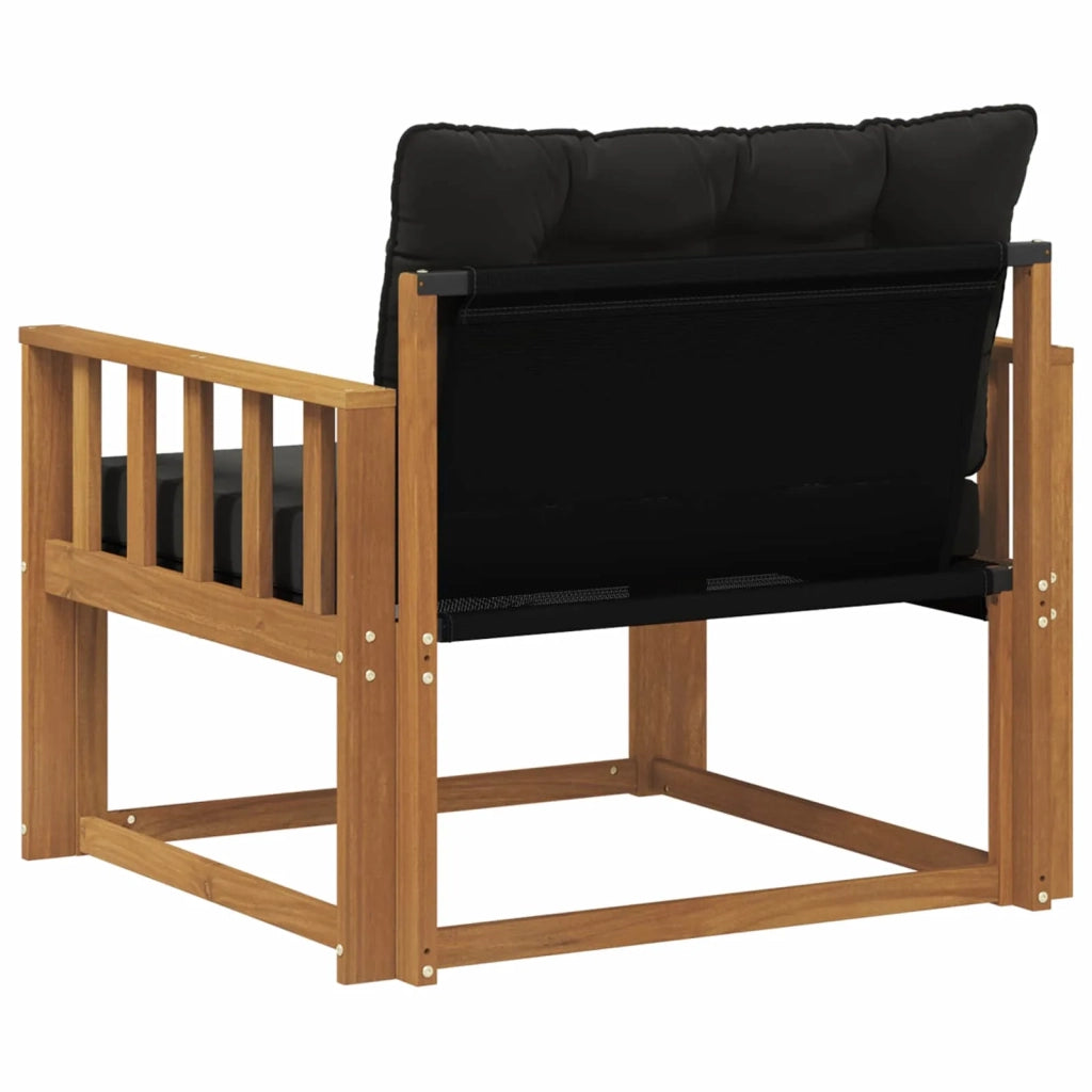 Set di divani da esterno-Sofa da giardino Legno di Acacia Massello e Textilene 351777