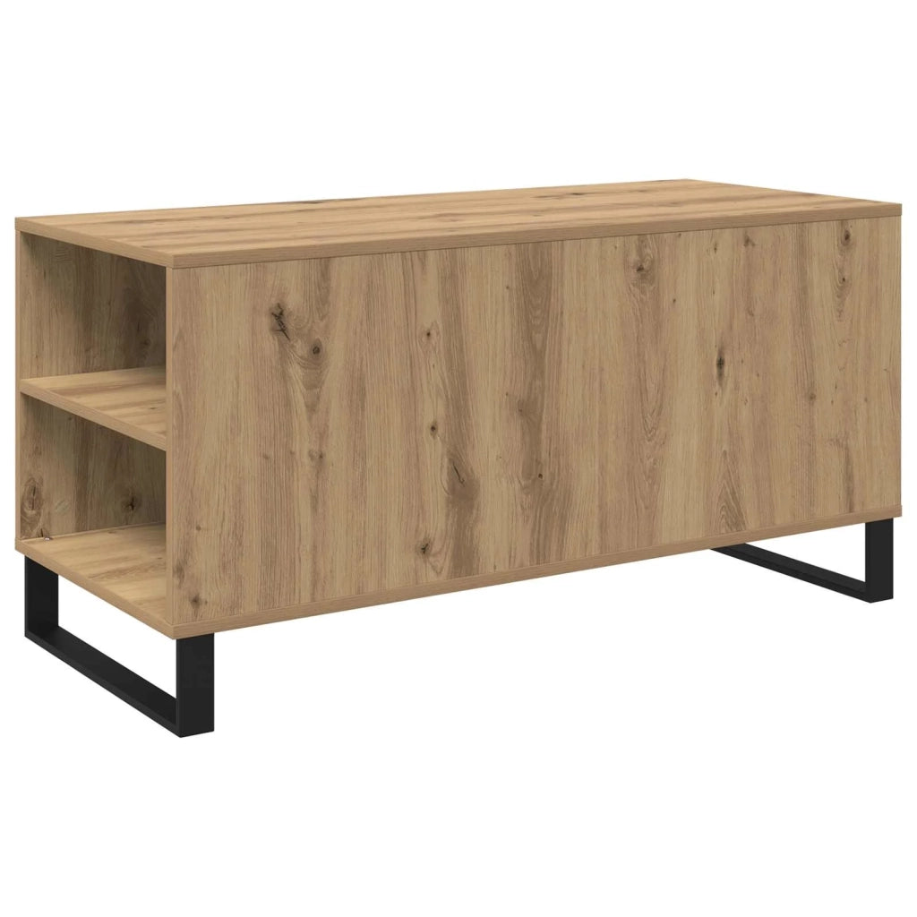 Tavolino da salotto Rovere artigianale 102 x 44,5 x 50 cm