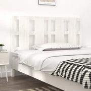 Testiera per Letto-Testata-Testiera Decorativa Bianca 145,5x4x100 cm Legno Massello di Pino 732722