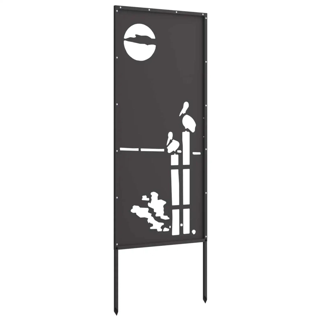 Schermo per privacy in giardino Traforo Nero 50 x 140 cm CFW9083933