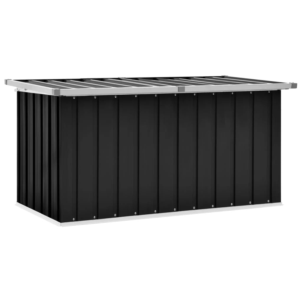 Baule portaoggetti da giardino antracite 129 x 67 x 65 cm 02_0013060