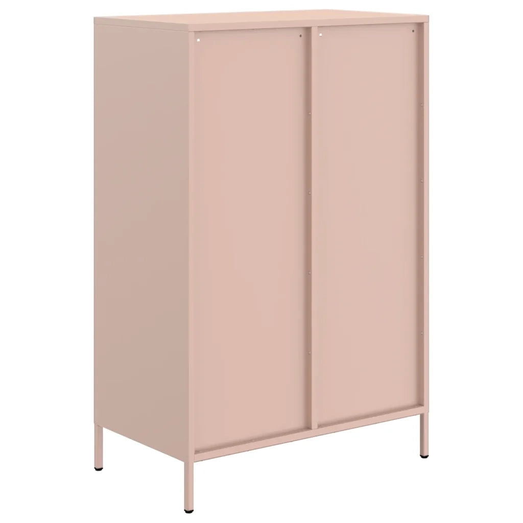 Credenza | Madia | Buffet da pranzo | Armadio da pranzo Rosa 68x39x101,5 cm in Acciaio