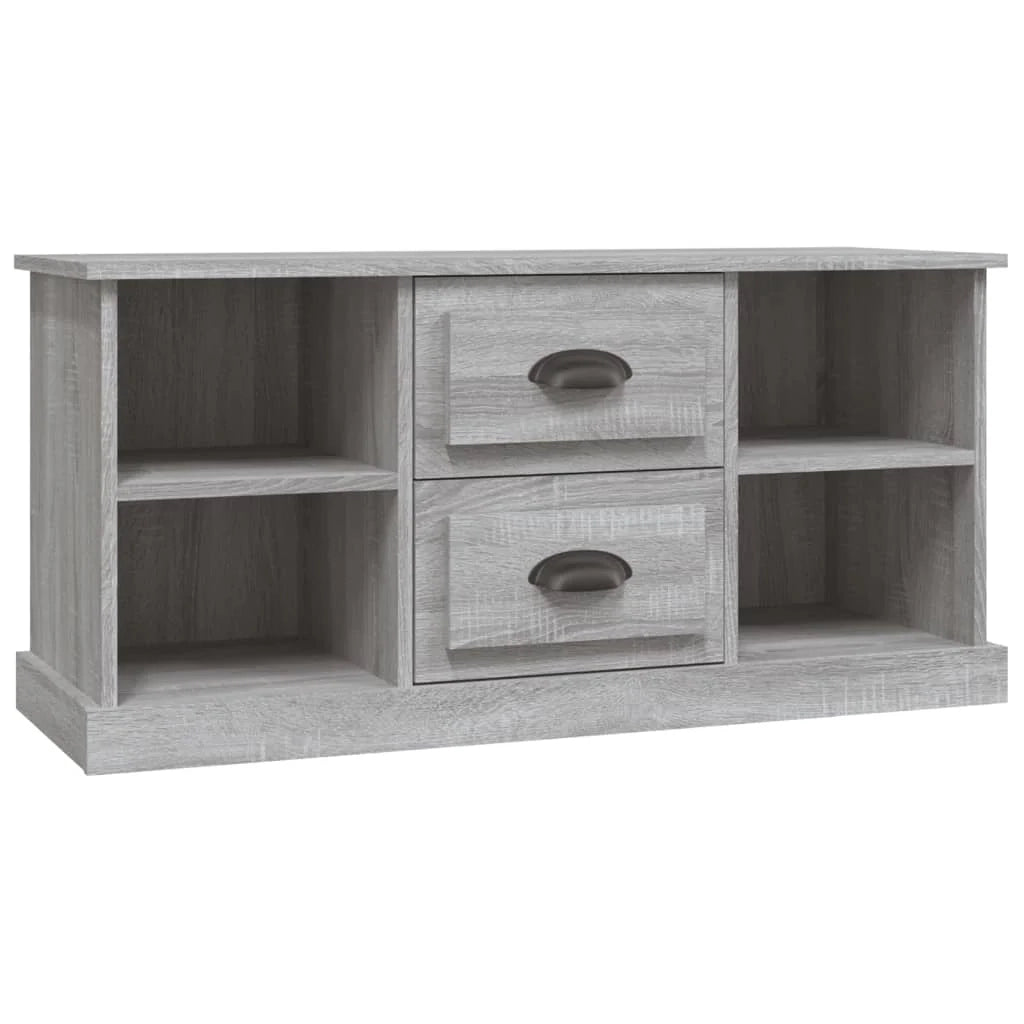 Mobile TV multimediale mensola TV credenza TV sala da pranzo soggiorno camera da letto Sonoma 99,5 x 35,5 x 48 cm legno ingegnerizzato grigio 02_0028478