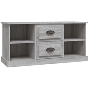 Mobile TV multimediale mensola TV credenza TV sala da pranzo soggiorno camera da letto Sonoma 99,5 x 35,5 x 48 cm legno ingegnerizzato grigio 02_0028478