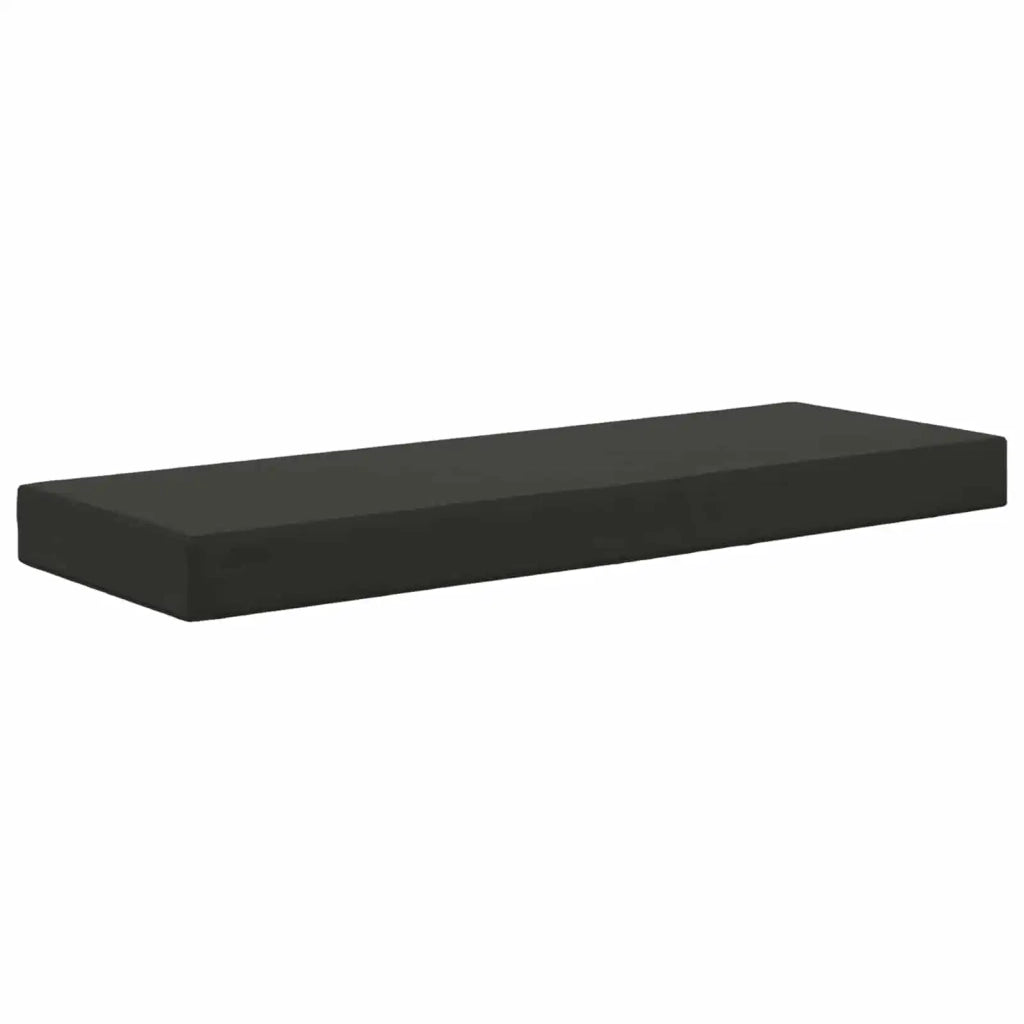 Cuscino da Sedia Esterno Nero 111,5 x 40 x 8 cm 100% Poliestere