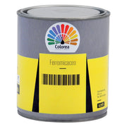 SMALTO FERROMICACEO 'COLOREA' Lt. 0,750 Grigio scuro- 6 pezzi  - COLOREA