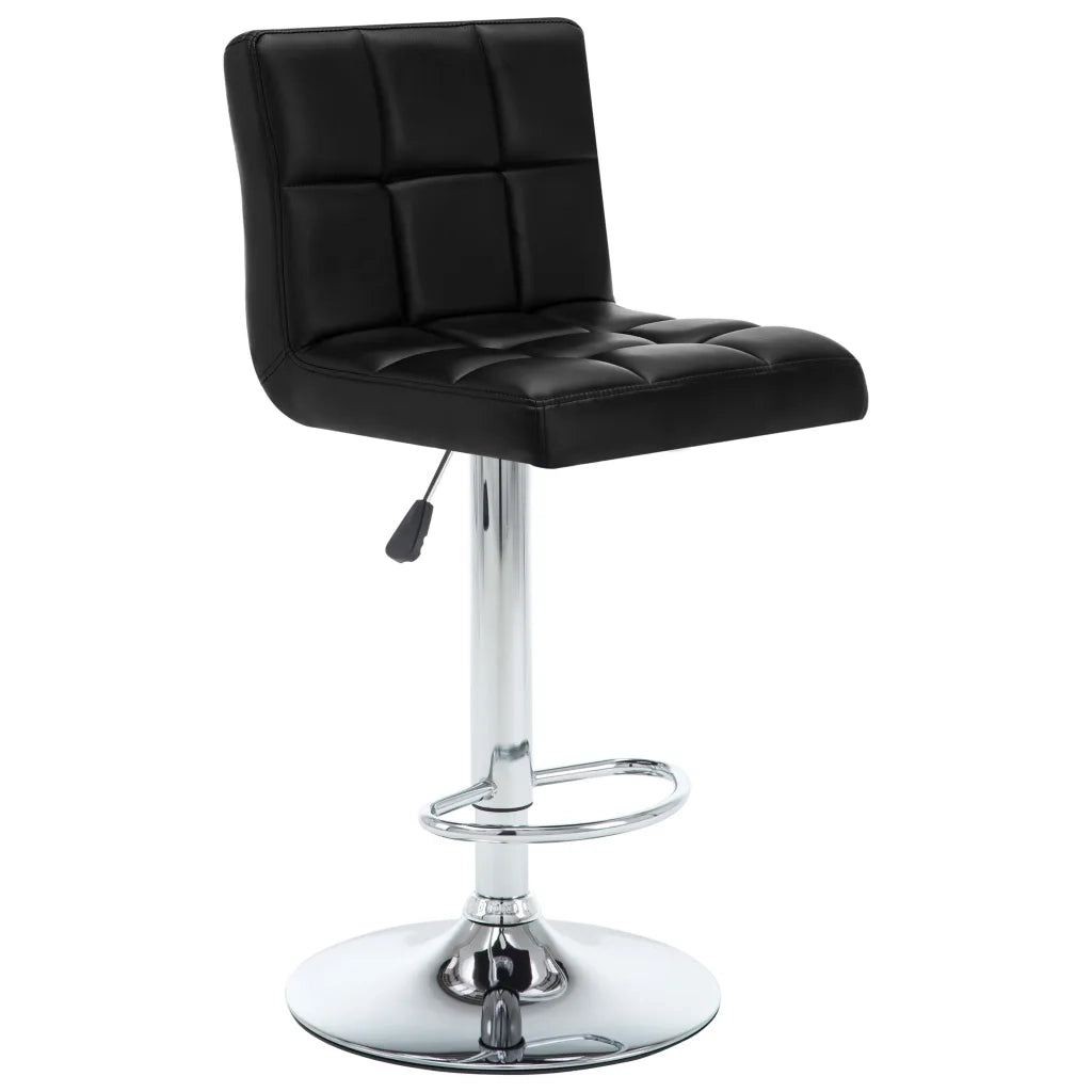 Sgabelli da Bar 2 pz Neri in Similpelle cod mxl 63104