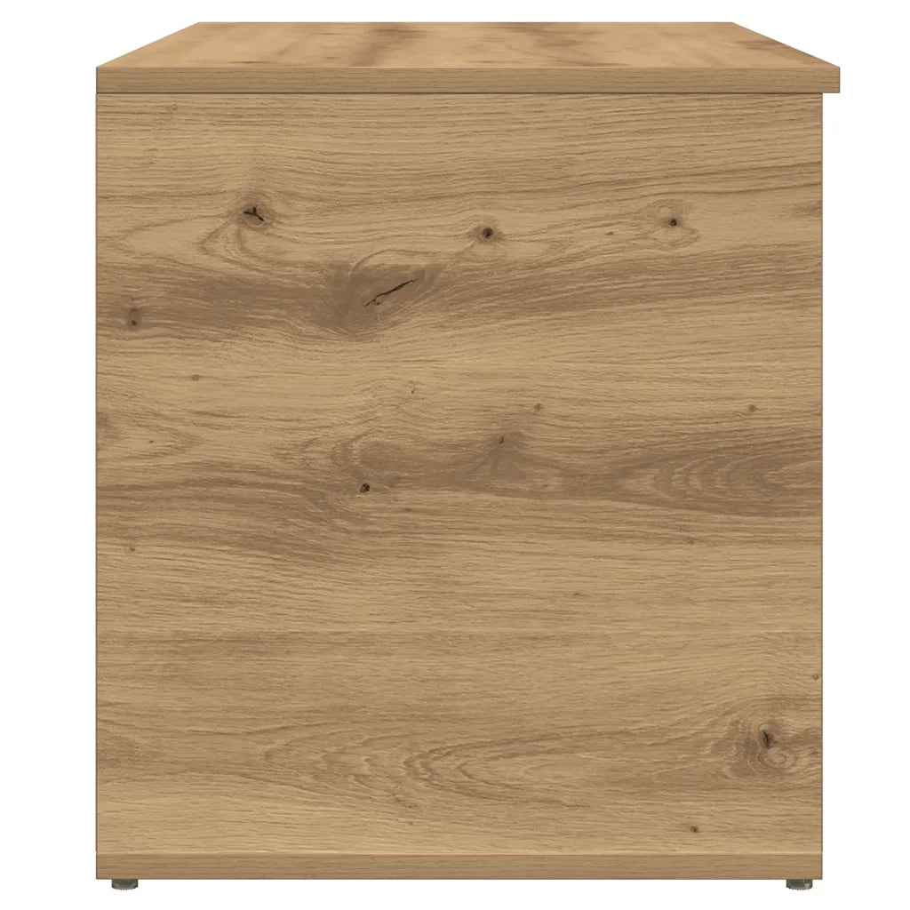 Cassapanca Rovere Artigianale 84x42x46 cm Legno Ingegnerizzato