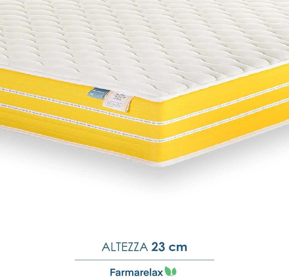 Materasso memory foam 90x190 h 22 cm dispositivo medico CE Fascia 5D super traspirante spedito sottovuoto Farmarelax
