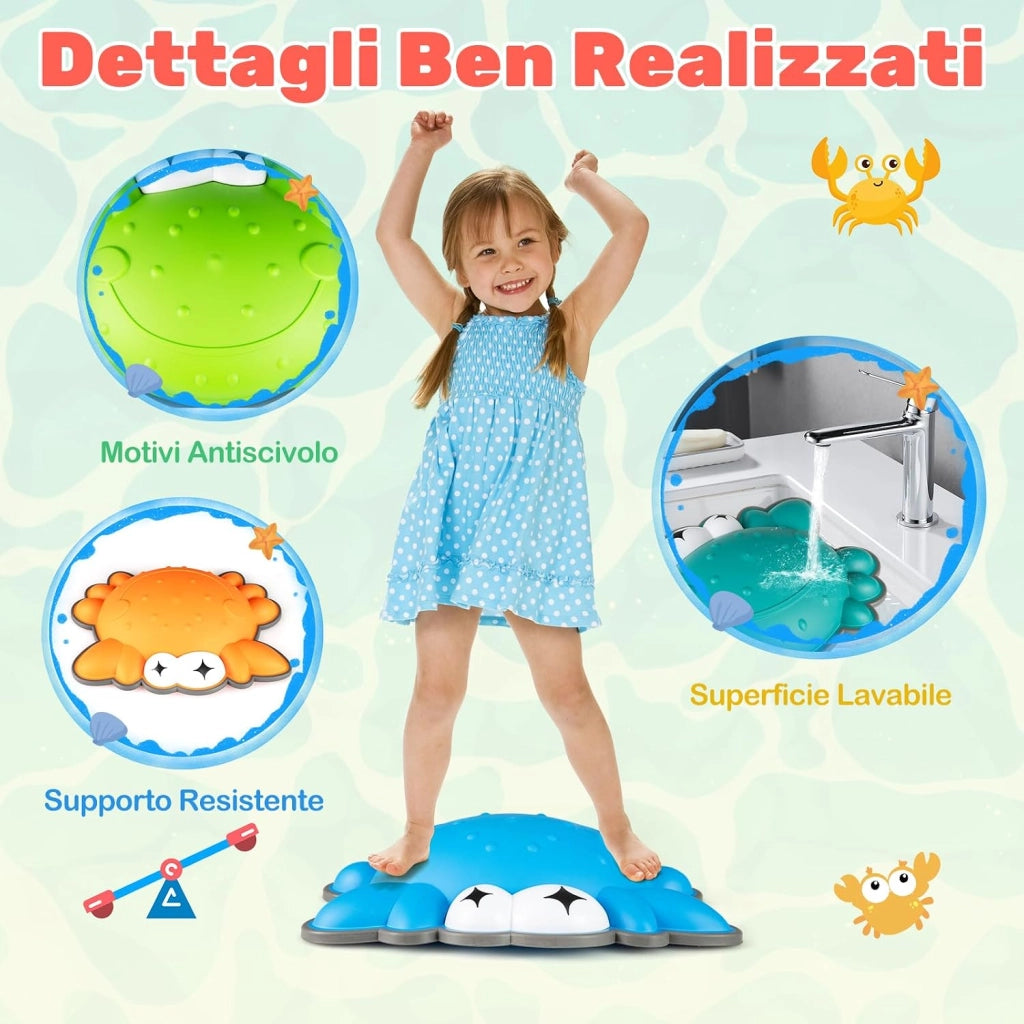 Pietre di Bilanciamento per Bambini, Pietre Equilibrio per Sviluppare Coordinazione, Attrezzatura da Gioco per Interni ed Esterni per Bambini da 3+ Anni