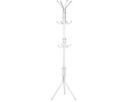 Kapstok Stabile con 12 Haken - Design - Spazio Risparmiato - Base Trifacciale Stabile - Per Abiti/Borse - Altezza 174 cm