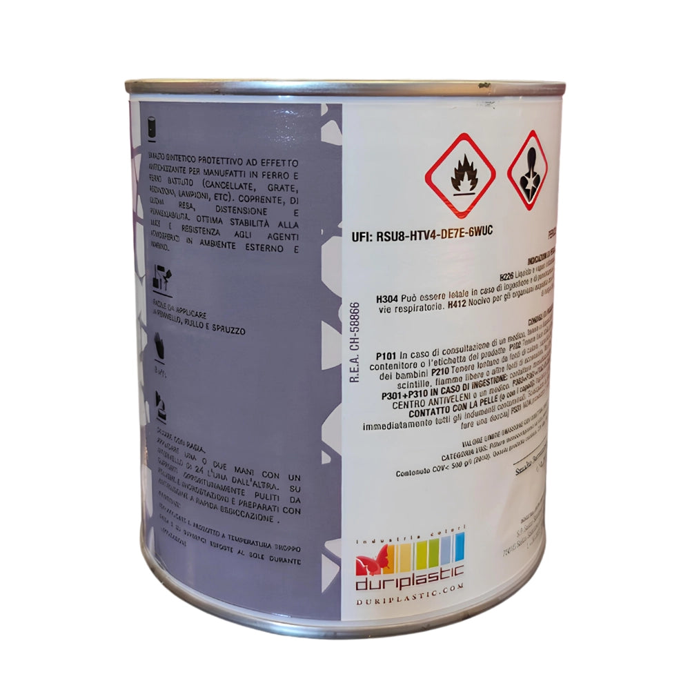 Durilux smalto sintetico ferromicaceo antichizzante ferro colore bronzo 240 *** formato 750 ml, confezione 1