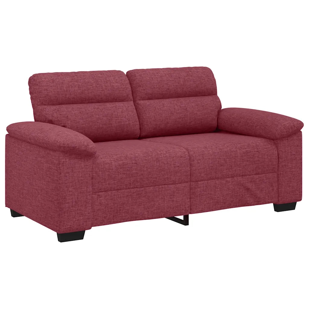 Divano a 2 Posti-Sofa 2 Posti Rosso Vino 120 cm in Tessuto 636337