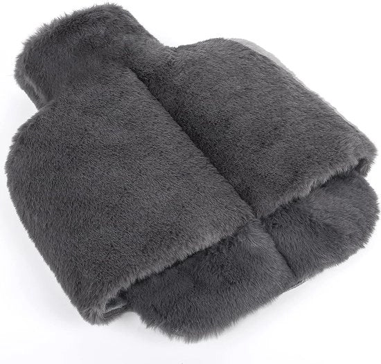 Voetwarmer 2 in 1 senza corrente, 2 litri, voletta riscaldante per piedi con contenitore per acqua calda, adatto per grandi piedi in inverno, con copertura per uomini e donne
