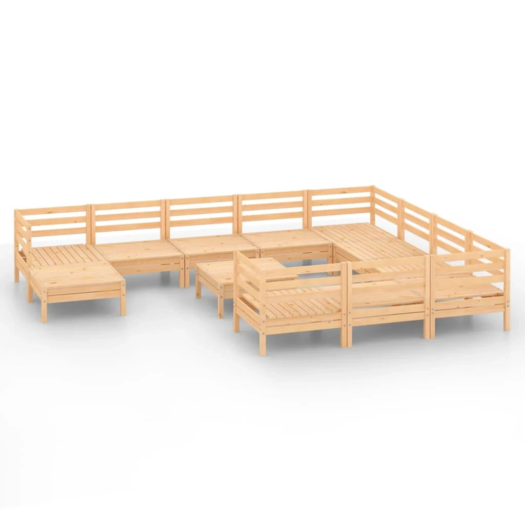 Set di mobili da giardino mobili da esterno 12 pezzi legno di pino massiccio 02_0015691