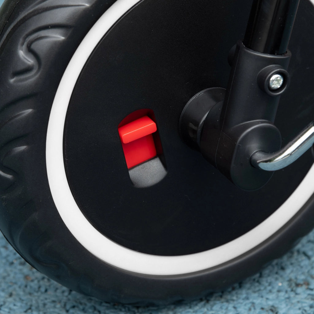 Triciclo per Bambini Regolabile con Cestini e Cintura di Sicurezza ¨C Zephmum ¨C 2-5 Anni Nero