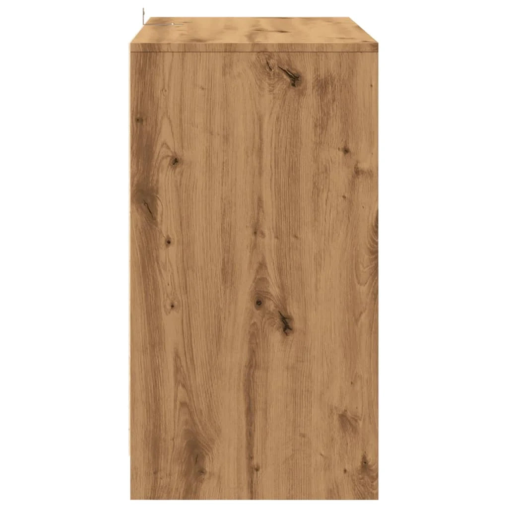 Buffet credenza cassettiera armadio mobile contenitore organizer per cucina soggiorno salotto fatto a mano 70 x 41 x 75 cm legno ingegnerizzato marrone 02_0030820