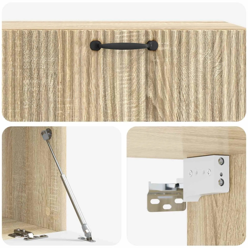 Mobile Porta TV da Muro Rovere Sonoma 98 x 41 x 30 cm
