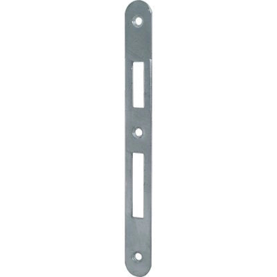 CONTROPIASTRA X SERRATURA PATENT 042T BONAITI - F.MM 22 B.TONDO NICHELATO- 5 pezzi