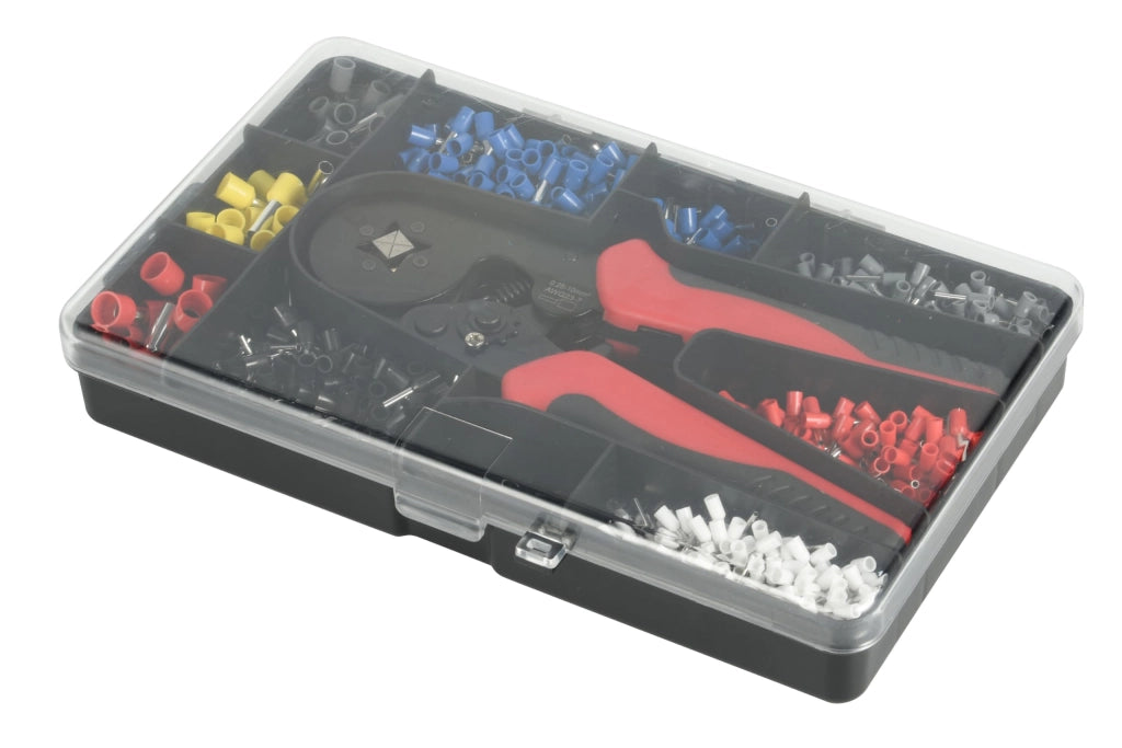 Terminale a Puntale con Pinza in Kit Electraline 1200 Pezzi